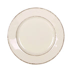 Thumbnail image #1 for G.E.T. Vintage California - EGS D850T-V Round Melamine Plate, 8-1/2 in, Vanilla, Double Line Case of 6