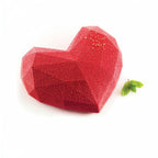 Thumbnail image #1 for JB Prince Silikomart MA155 Heart-Shaped Silicone Baking Mold, Microwaveable and Dishwasher Safe