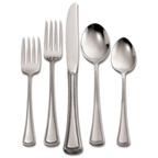 Thumbnail image #2 for 1880 Hospitality Needlepoint by Oneida® 2544STBF Table/Serving Spoon, 8-1/4", Beaded Border, 18/8 Stainless Steel Pack of 1 Dozen