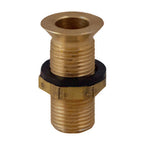 Thumbnail image #1 for AllPoints Foodservice Parts & Supplies 11305 Heavy Cast Brass Sink Drain Assembly, 1/2" NPS, 1-1/8" Flange, 2" Length