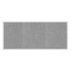 Thumbnail image #1 for Eastern Tabletop Z942 Perforated Clip-On Front Panel, 67.5"L x 28"H, Stainless Steel Edge Protection, Fits Three-Tile Table