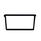Thumbnail image #1 for Steelite International Homer, Unique Collection HL02700 Rectangular China Sugar Packet Holder, 4-7/8" x 2-3/4" Case of 3 Dozen