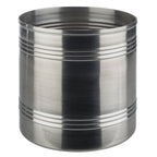 Thumbnail image #1 for Libbey APS Germany - Snack Can APS 40658 Snack Can, Stainless Steel, 5 3/8"L x 5 3/8"W x 5 1/2"H