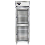 Thumbnail image #1 for Continental Refrigerator Designer Line D1RNSSGDHD One-Section Reach-In Refrigerator, Half-Height Glass Door, Stainless Steel