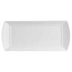 Thumbnail image #1 for CAC China Paris-French FDP-14 Porcelain Rectangular Platter, 13-1/2" x 6" x 1", Bone White 1 Dozen
