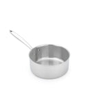 Thumbnail image #1 for Browne USA Foodservice Thermalloy® 5724214 4 qt Tri-Ply Stainless Steel Saucepan, Induction Ready, Without Cover