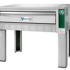 Thumbnail image #1 for MVP Group Vortex VRX-PO60G Natural Gas Deck Pizza Oven, 48"W x 36"D Fibra-Ment Stone Hearth, Stainless Steel, 1 Deck