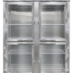 Thumbnail image #2 for Continental Refrigerator Designer Line D2RNGDHD Two-Section Reach-In Refrigerator, Half-Height Glass Doors, Top-Mounted Self-Contained Refrigeration