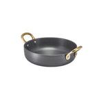 Thumbnail image #1 for Steelite Genware London, GW Black GWAMC15H Aluminum Casserole Dish, 17.5 oz, 8.25 x 6 x 2 in, Black