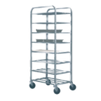 Thumbnail image #1 for Winholt Equipment UNAL-8-WEG Aluminum Universal Tray Cart, 8 Shelves, 7" Centers, 32"W x 16"D x 67"H