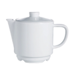 Thumbnail image #1 for Cardinal Candour by Arcoroc R0819 15 oz Porcelain Teapot with Lid Case of 8