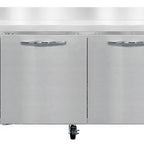Thumbnail image #1 for Continental Refrigerator RA93NBS 93-Inch 4-Door Stainless Steel Worktop Refrigerator with Side-Mounted Refrigeration