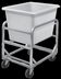 Thumbnail image #6 for Channel Manufacturing 6-Bushel Aluminum Frame Bulk Poly Cart with 5-Inch Swivel Casters