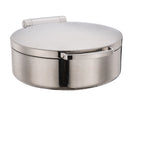 Thumbnail image #1 for Eastern Tabletop Jazz 3879 Round 4 qt Induction Chafer with Stainless Steel Hinged Cover