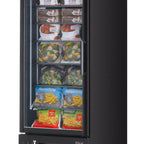 Thumbnail image #2 for Turbo Air Super Deluxe TJMF-30SDW(B)-N Glass Merchandiser Freezer, One-Section, 32.04 cu. ft., Hinged Glass Door, Bottom-Mount