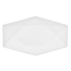 Thumbnail image #1 for CAC China Crystal QZT-13 Rectangular Porcelain Platter, 12"L x 7-1/2"W x 1-1/2"H, Super White 1 Dozen
