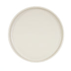 Thumbnail image #2 for Cal-Mil 26131-8-138 Round Melamine Plate, 8-inch, Black, Raised Rim Case of 6