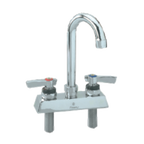Thumbnail image #1 for Component Hardware Encore KL41-4101-SE1 Workboard Faucet, Deck Mount, 4" Centers, 8-1/2" Swivel Gooseneck Spout, Ceramic Valves