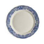 Thumbnail image #1 for Steelite International HL Ivory HL54463924 9-Inch Round China Plate, Carolyn Pattern, Willow Rim Blue, Scalloped Edge Case of 2 Dozen