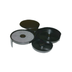 Thumbnail image #1 for Thunder Group PLSSGR001 3-Tier Margarita Glass Rimmer with 3 Swing Trays, ABS Plastic, Black Case of 24