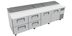 Thumbnail image #7 for True 119-1/4-Inch Pizza Prep Table with 2 Doors, 4 Drawers, Alternate Top, and R290 Refrigeration