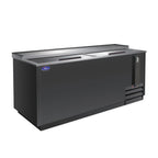 Thumbnail image #1 for Valpro Commercial Refrigeration VP Series VPB65 Two-Section Bottle Cooler, 65"W, Side-Mount Compressor, Black Exterior