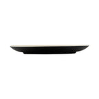 Thumbnail image #2 for G.E.T. Karma - EGS JW99R2T-ES Round Melamine Plate, 9" Diameter x 3/4"H, Two-Tone Ebony and Sand Case of 6