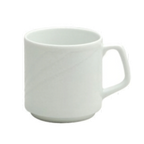 Thumbnail image #1 for 1880 Hospitality Arcadia by Oneida® R4510000567 10 oz Porcelain Coffee Mug, Stackable, Bright White Case of 3 Dozen