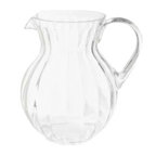 Thumbnail image #1 for G.E.T. Tahiti P-4090-PC-CL Clear Polycarbonate Water Pitcher with Handle, 90 oz 1 Dozen