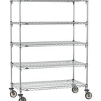 Thumbnail image #1 for Metro Super Erecta SA-2160C-68-M5 Super Adjustable Mobile Wire Shelving Unit, 60"W x 21"D x 68"H, 600 lb. capacity per shelf, 1200 lb. capacity per