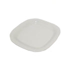 Thumbnail image #1 for Concasse MCPLMCRP20B Square Melamine Plate, 8", Flat, White Case of 72