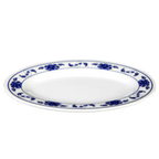 Thumbnail image #1 for Thunder Group Lotus 2010TB Oval Melamine Platter, 9-7/8" x 7-1/4", Break-Resistant Case of 8 Dozen