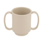 Thumbnail image #2 for Dinex DXSN-103-IV Plastic Mug, 8 oz, Ivory, Tritan, Double Handles