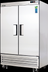 Thumbnail image #5 for Everest EBSR2 Two-Section Bottom-Mount Reach-In Refrigerator, 48 Cu. Ft., Stainless Steel