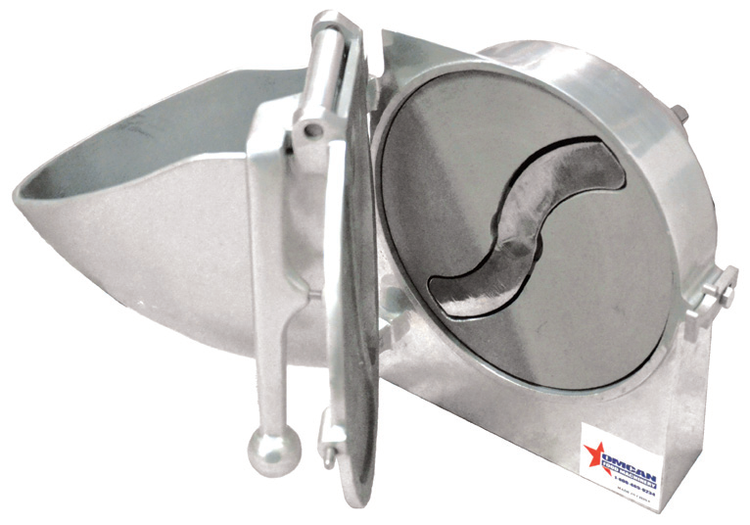 Product image #2 for Omcan Vegetable Slicer Mixer Attachment Complete Set with S-Knife for #12 Drive Hub