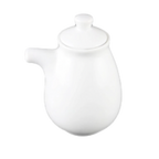 Thumbnail image #1 for Vertex China Ventana AV-CB Condiment Bottle, 5 oz, Bright White Glossy Finish, Rolled Edge Case of 4 Dozen