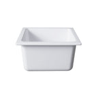 Thumbnail image #1 for G.E.T. Modern American - EGS B16375-W . . White Melamine GN 1/6 Food Pan, 6-7/8" x 6-3/8" x 3-3/4"H Case of 4