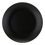 Thumbnail image #1 for Ten Strawberry Street Wazee Matte WM-4-BLK-6 Round Black China Salad Plate, 7-3/4" Case of 24
