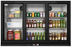 Thumbnail image #10 for KoolMore 53-Inch Three-Section Back Bar Refrigerator with 3 Sliding Glass Doors, 11.3 Cu. Ft., Black