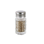 Thumbnail image #2 for CAC China G8CK-2F 2 oz Beehive Glass Shaker with Stainless Steel Flat Top Case of 12 Dozen