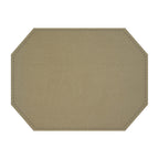 Thumbnail image #1 for Risch PLACEMATDXOCT-EVERGREEN 16X12 Faux-Leather Octagon Placemat, Evergreen, 16 x 12 inches Case of 25