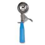 Thumbnail image #1 for Alegacy Foodservice Products AL12616 Food Disher, #16 (2-3/4 oz), Stainless Steel, Blue Thumb Press Handle