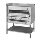 Thumbnail image #1 for Montague Company Legend C45SHB 45-Inch Gas Upright Steakhouse Broiler, Infrared Deck, Adjustable Broiler Grid, Stainless Steel Front