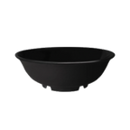 Thumbnail image #1 for G.E.T. GET M-811-BK Round Black Melamine Bowl, 1 qt, 7-1/2" Diameter x 2-1/2"H 1 Dozen