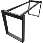 Thumbnail image #1 for Oak Street B-SQ-3072-FRAME Square Frame Table Base for 30 x 72 in Table Tops, Steel, Black, 28.25 in High