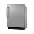 Thumbnail image #1 for Summit Commercial ALRF49BCSS Undercounter Reach-In Refrigerator-Freezer, One-Section, Stainless Steel, Bottom-Mount Self-Contained