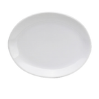 Thumbnail image #1 for 1880 Hospitality Buffalo White Ware by Oneida® F8000000331 Porcelain Oval Coupe Platter, 8 x 6-1/4", Bright White Case of 3 Dozen