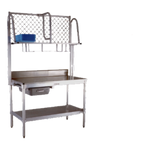 Thumbnail image #1 for New Age 1373T Table-Mount Aluminum Boat Rack, 72"W x 15"D