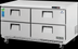 Thumbnail image #5 for Everest ETBWR2-D4 Two-Section Drawered Undercounter/Worktop Refrigerator, 18 Cu. Ft., 4 Drawers