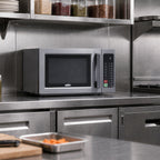 Thumbnail image #2 for Summit Commercial Summit Appliance SCM1000SS2 Microwave Oven, 0.9 cu. ft. capacity, (Commercial), Countertop, 19.13"W x 15.25"D x 11.75"H, stainless